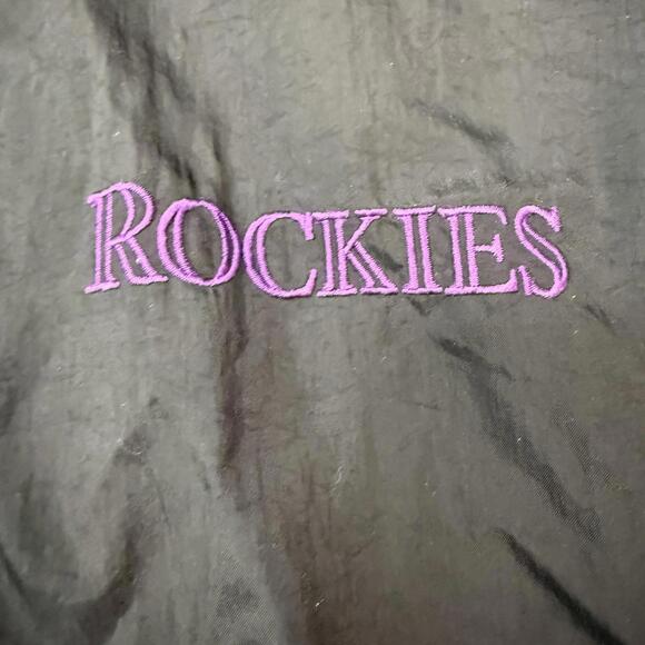 Vintage 1990s Colorado Rockies Starter Jacket XL Ultra Rare MLB - Picture 3 of 10